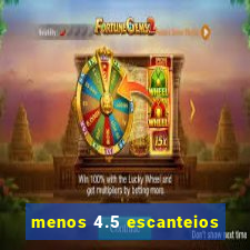 menos 4.5 escanteios